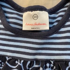 Two 4T dresses. Lands End and Hannah Anderson